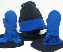 Toddler-proof Hat, Mitt and Scarf Set